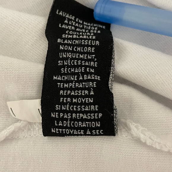 HUDSON Eternity Bc/Ad Men’s Shark Mouth Appliqué Men’s White T-Shirt Medium - Picture 9 of 9